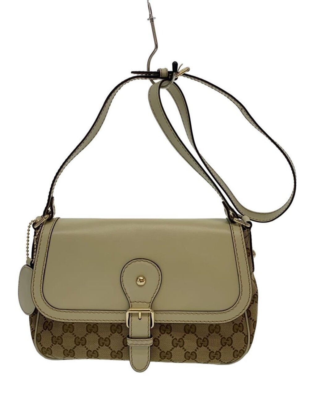 Gucci Shoulder Bag Sukey GG Canvas Khaki Green All over